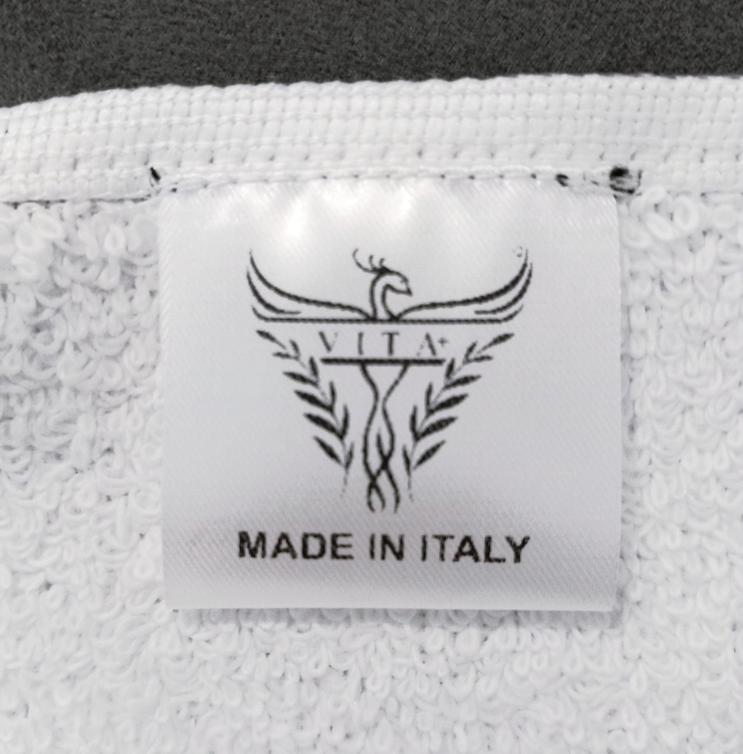 etichetta telo palestra MADE IN ITALY